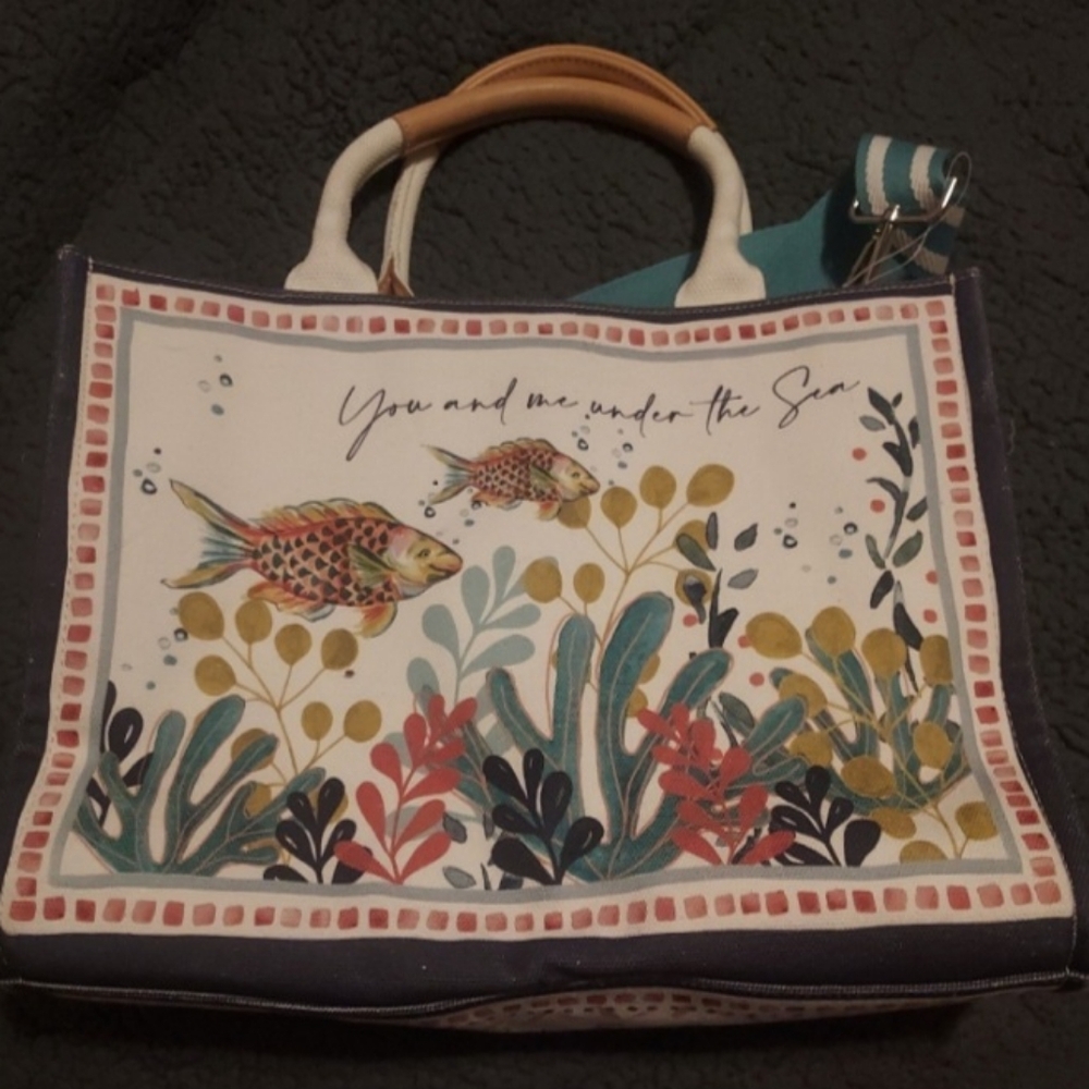 Brighton Happy Fish Medium Tote